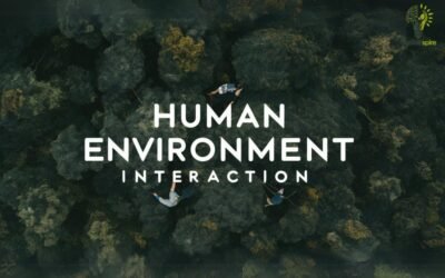 Understanding the Human Environment Interaction Definition Human environment interaction: Three individuals exploring and engaging with a vibrant natural environment.