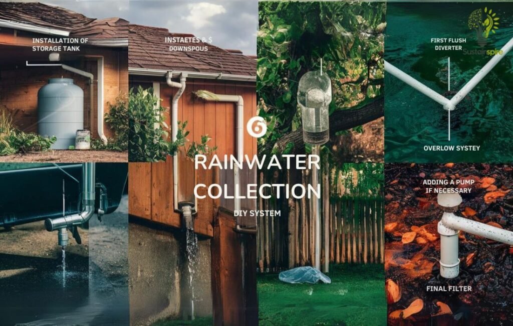 DIY Rainwater Collection System with 6 steps