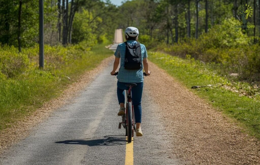 Reducing carbon footprint through sustainable choices.