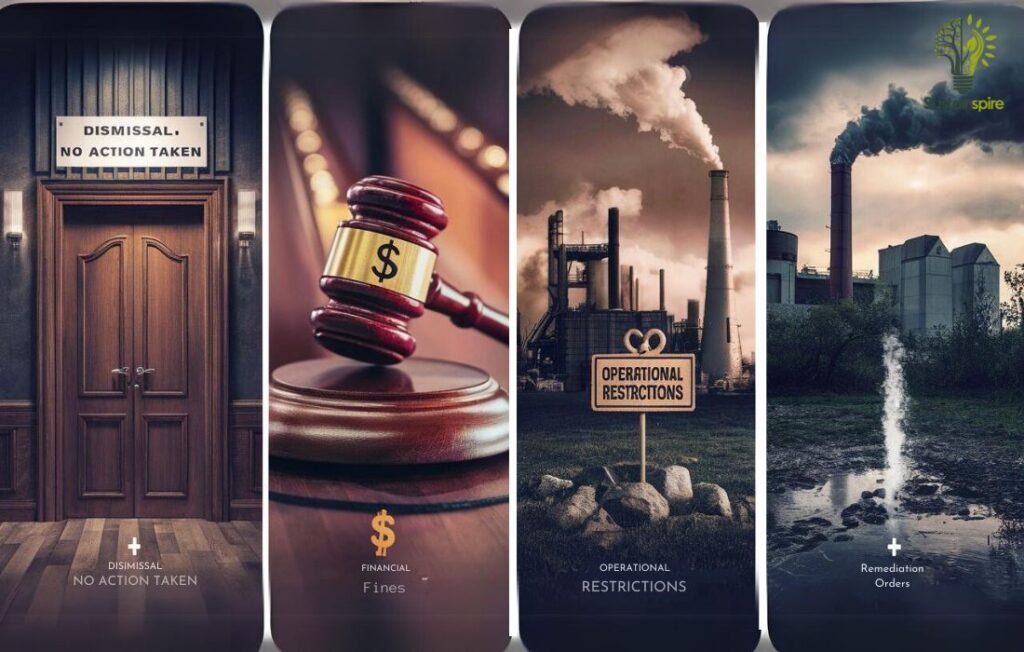 Types of Decisions made by Pollution Adjudication Boards.