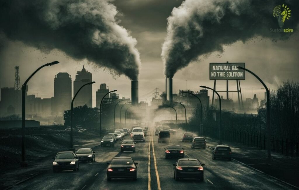 Production and use of natural gas release harmful air pollutants into the atmosphere.